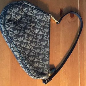 Christian Dior mini saddle purse